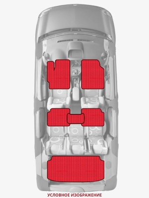 ЭВА коврики «Queen Lux» комплект для Volkswagen Corrado