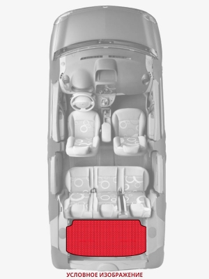 ЭВА коврики «Queen Lux» багажник для Jeep Cherokee (KK)